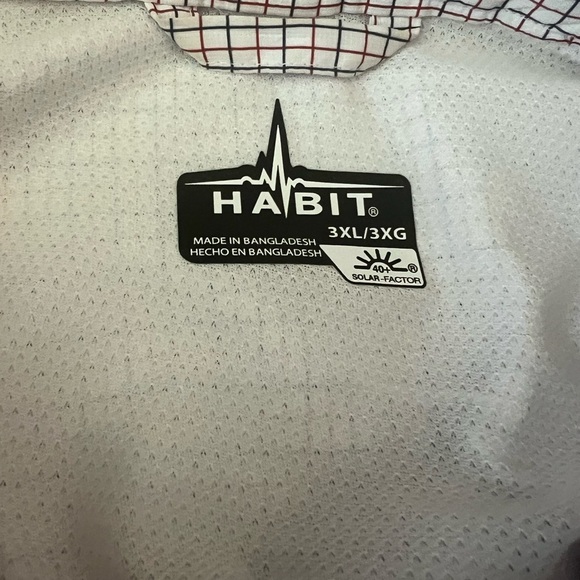 Habit Men's Casual Checkered Shirt - Black and White - Picture 2 of 8